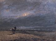 David Cox The Night Train oil